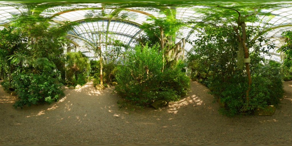 Panoramique 360° des serres de Schonbrunn