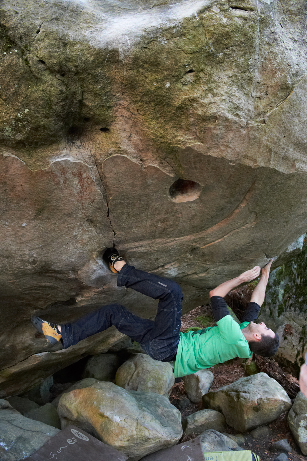 Escalade de bloc à Fontainebleau