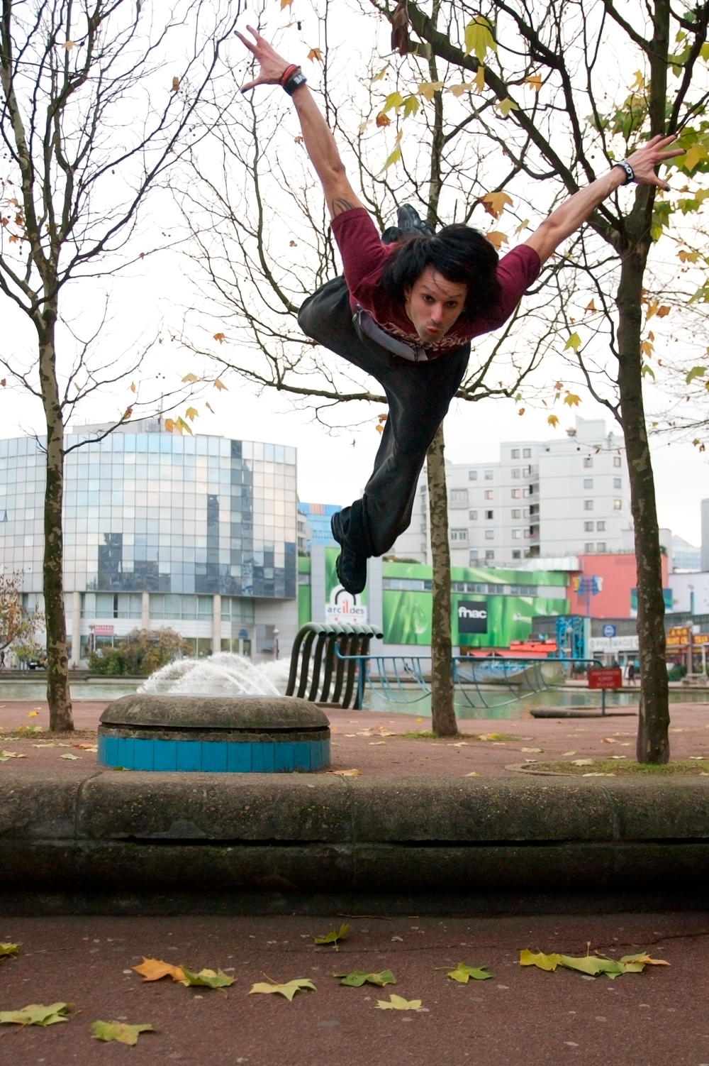 Parkour, sport urbain à Paris